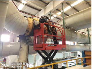  石湾南亚厂废弃排污管道维修清洗